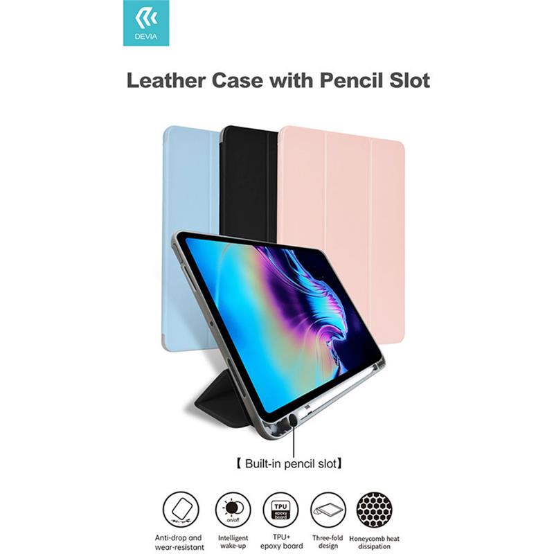 Devia puzdro Gremlin Case with Pencil Slot pre iPad Air 10.9"/Air 11" M2 2024 - Blue 