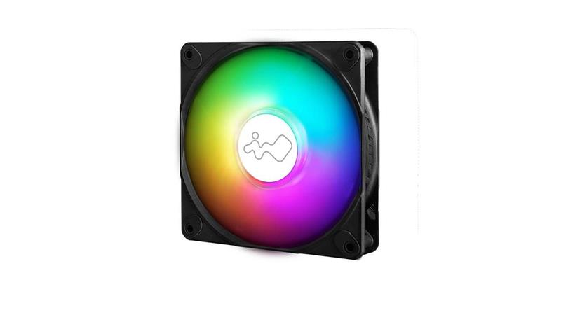 InWin Case fan Luna AL120, 120mm, ARGB, Black (Triple pack+ ARGB Controler) 