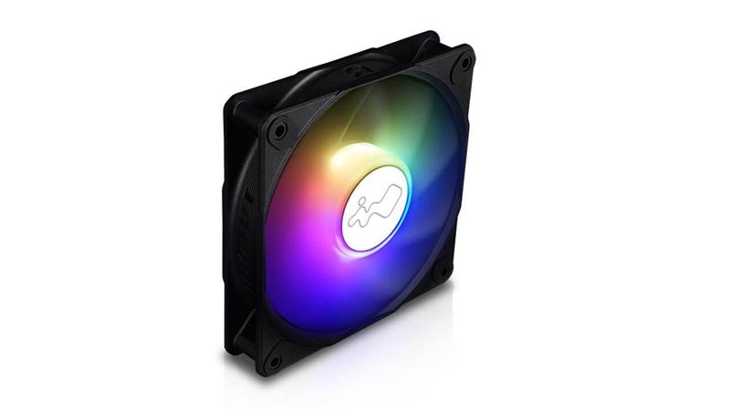 InWin Case fan Luna AL120, 120mm, ARGB, Black (Triple pack+ ARGB Controler) 