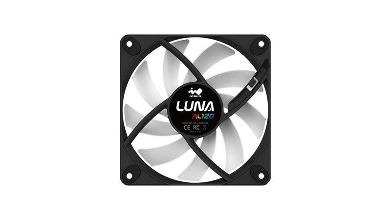 InWin Case fan Luna AL120, 120mm, ARGB, Black (Triple pack+ ARGB Controler) 