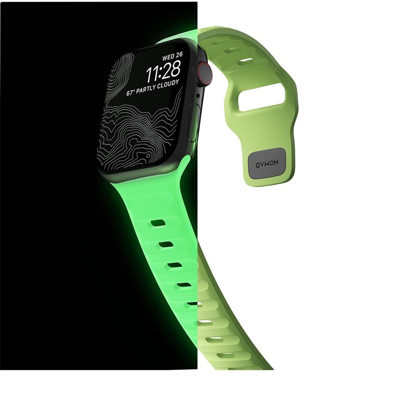 Nomad remienok Sport Strap pre Apple Watch 38/40/41mm - Glow 2.0 