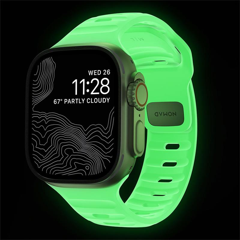 Nomad remienok Sport Strap pre Apple Watch 42/44/45/49mm - Glow 2.0