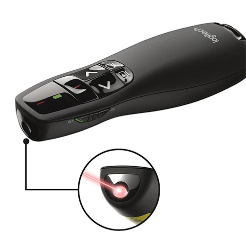 Logitech R400 - laserový prezentér 