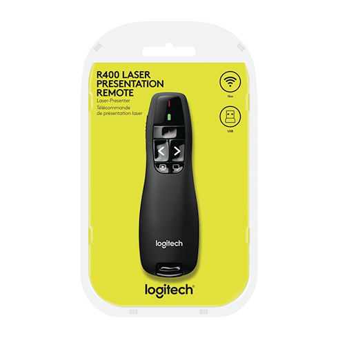 Logitech R400 - laserový prezentér 