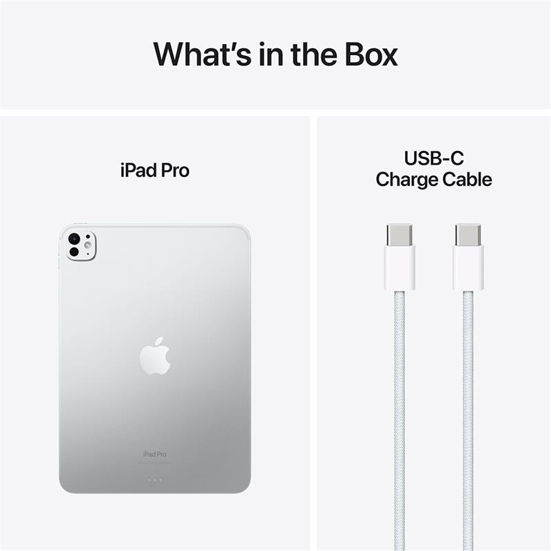 Apple iPad Pro 11" (M4)/ Wi-Fi + Cellular, N.G./ 11"/ 2420x1668/ 16GB/ 1TB/ iPadOS/ Silver 