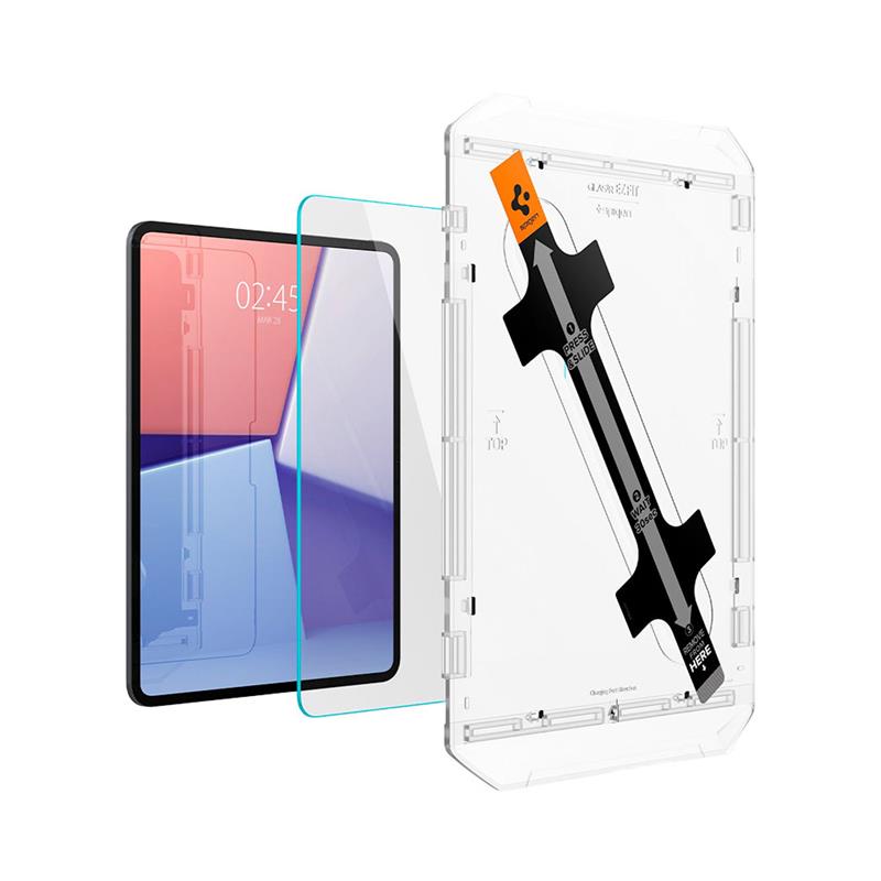 Spigen ochranné sklo Glass tR EZ Fit pre iPad Pro 11" M4 2024 - Clear 