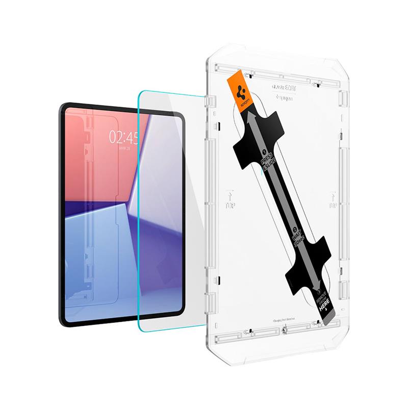 Spigen ochranné sklo Glass tR EZ Fit pre iPad Pro 13" M4 2024 - Clear 