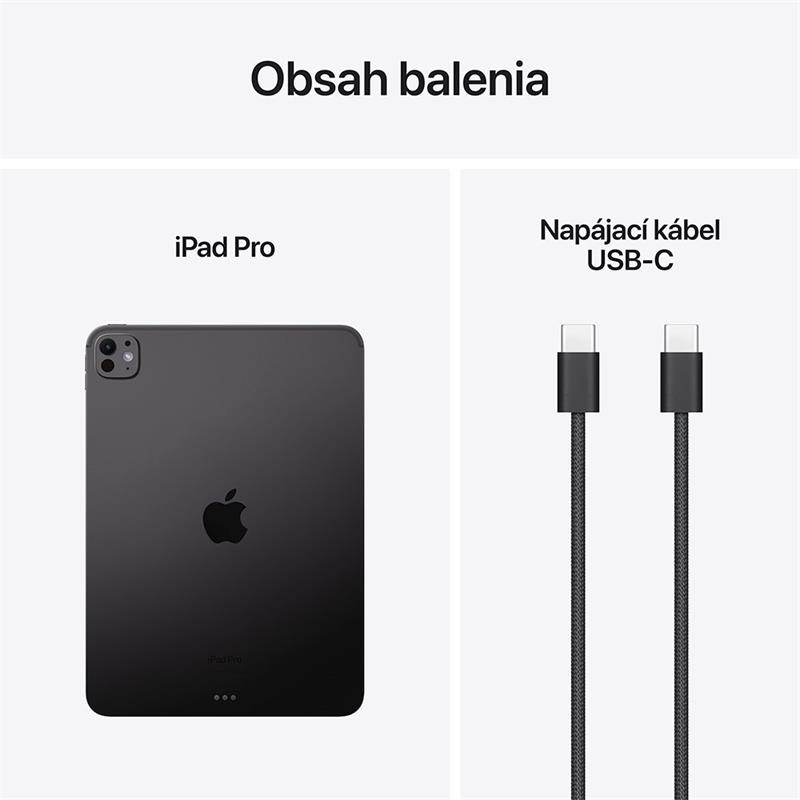 Apple iPad Pro 11" (M4)/ Wi-Fi + Cellular, N.G./ 11"/ 2420x1668/ 16GB/ 1TB/ iPadOS/ Space Black 