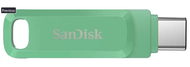 SanDisk Ultra Dual Drive Go 256GB USB Type-C green 