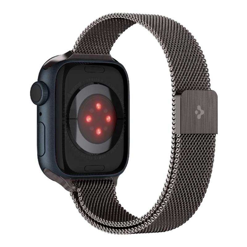 Spigen remienok Metal Fit pre Apple Watch 42/44/45mm - Graphite 