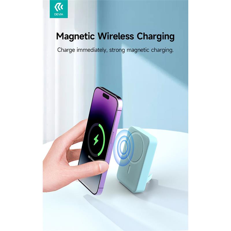 Devia powerbank Smart Series Magnetic Wireless 10.000 mAh PD 20W - Black 