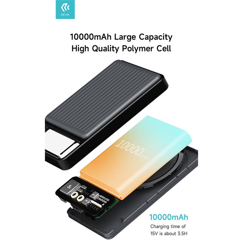 Devia powerbank Extreme Speed Series Magnetic Wireless 10.000 mAh 22.5W - Ivory 