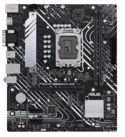 ASUS PRIME B660M-K D4, Intel B660, LGA1700, 2xDDR4, mATX 