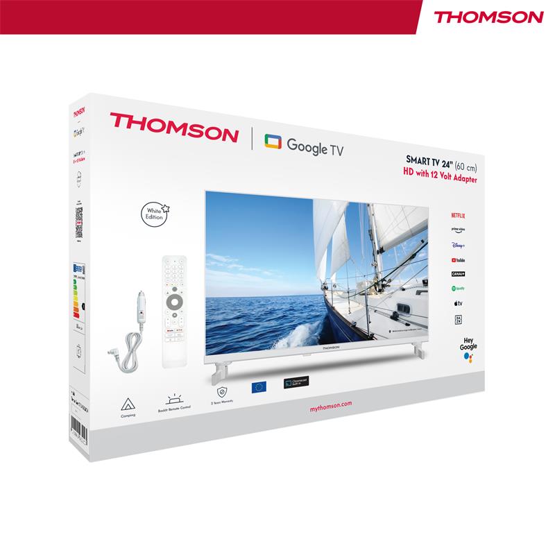 Thomson 24HG2S14CW HD 12V Google TV 