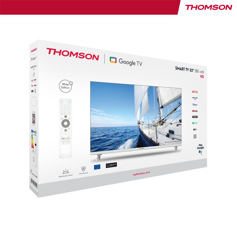 Thomson 32HG2S14W HD Google TV - White 