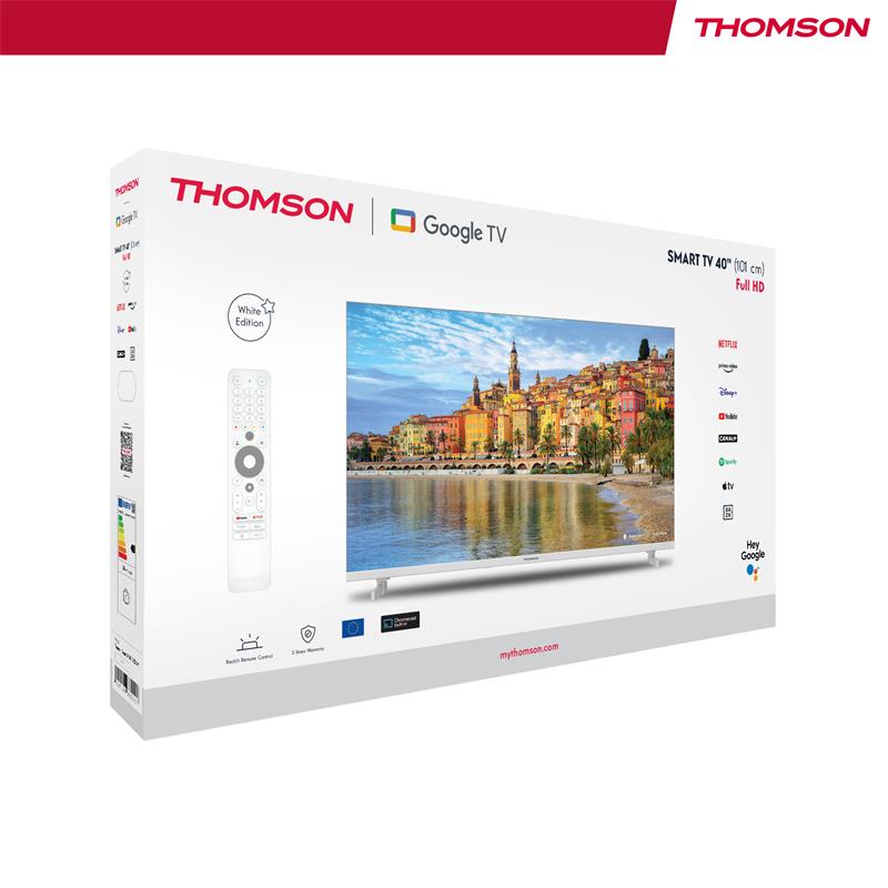 Thomson 40FG2S14W FHD Google TV - White 