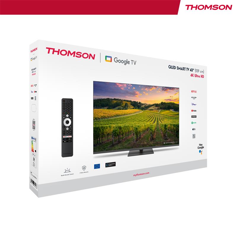 Thomson 43QG5C14 QLED Google TV 