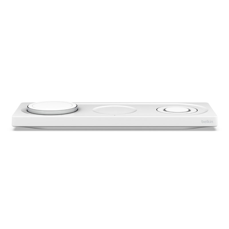 Belkin Boost Charge Pro 3-in-1 Wireless Charging Pad with Magsafe 15W - White *Rozbalený* 