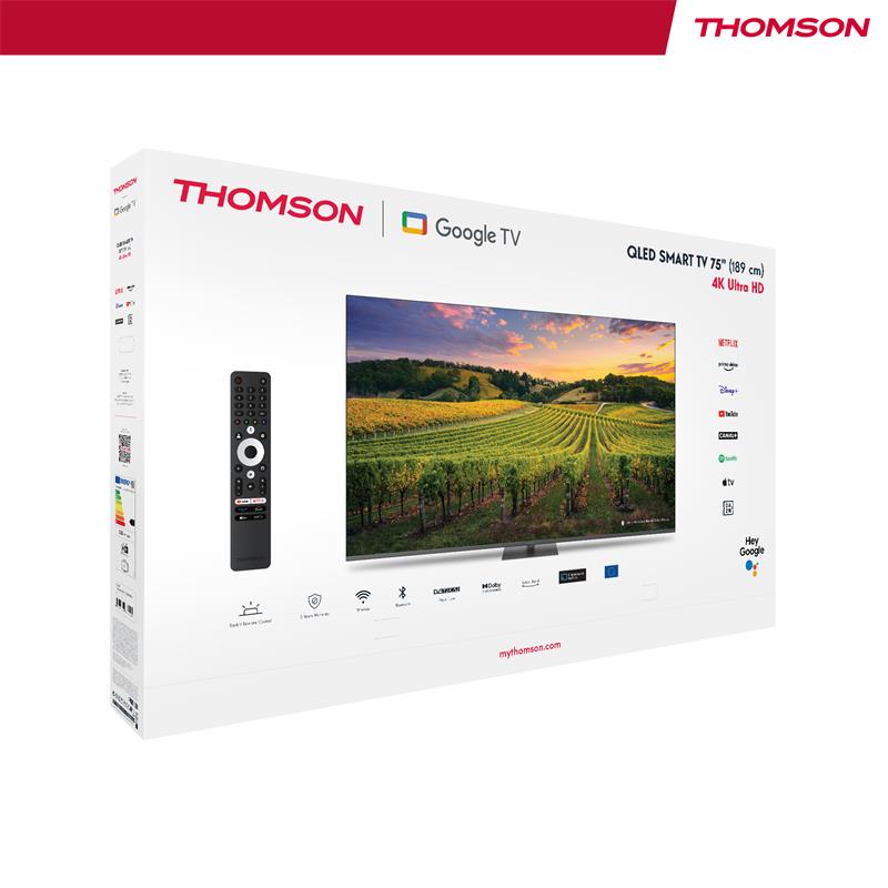 Thomson 75QG5C14 QLED Google TV 