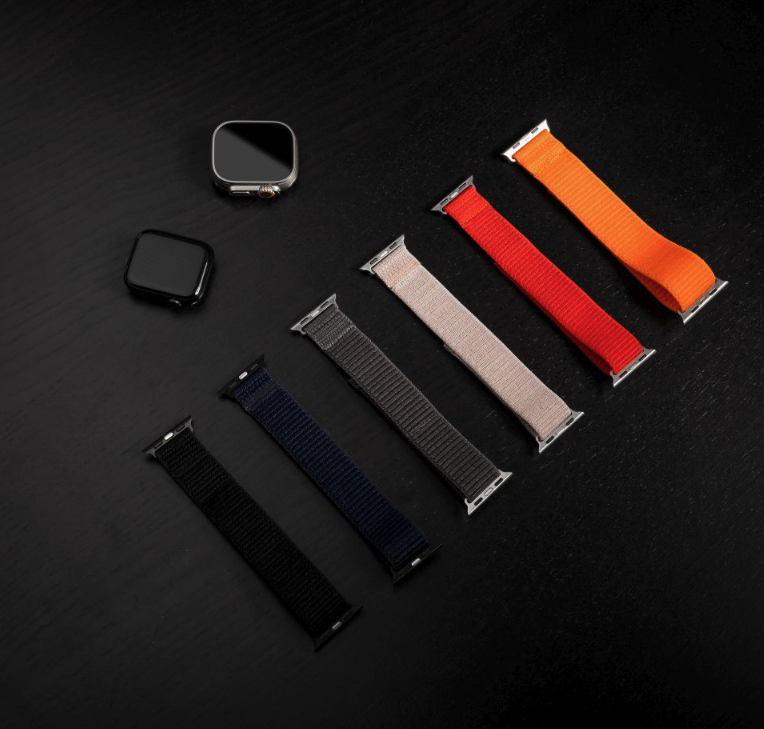 FIXED Nylon Sporty Strap pro Apple Watch Ultra 49 mm, oranžový 