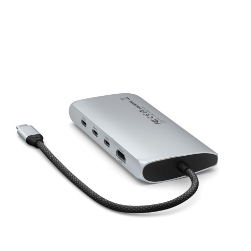 Satechi USB-C Multiport adaptér 8K with Ethernet V3 - Silver 