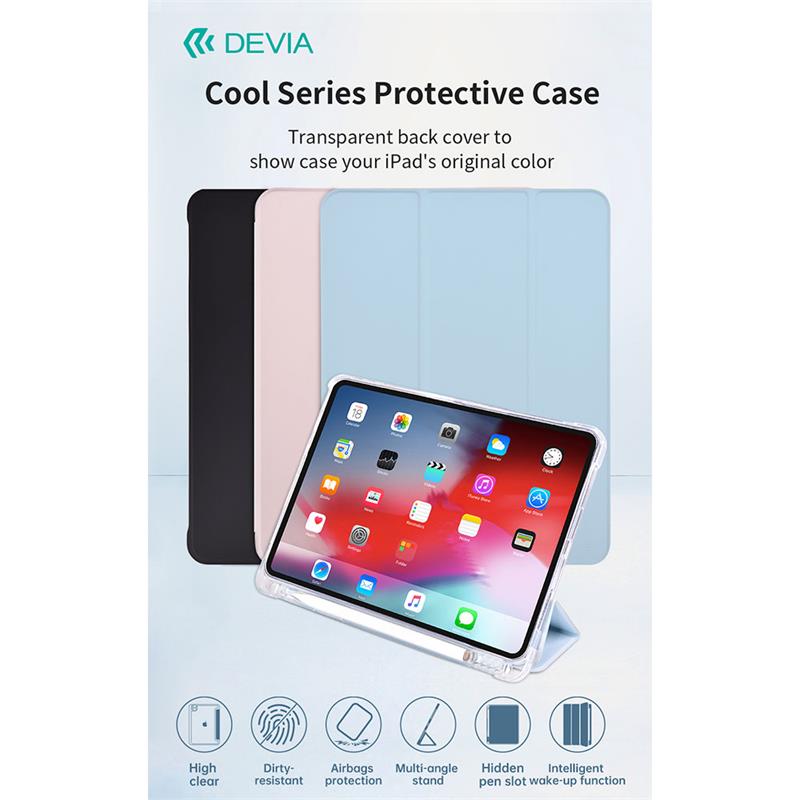 Devia puzdro Cool Series Protective Case pre iPad 10.2" 2019/2020/2021 - Black 