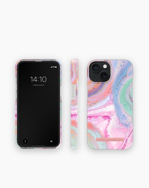 iDeal Fashion Case MagSafe iPhone 15 Pastel Marble 