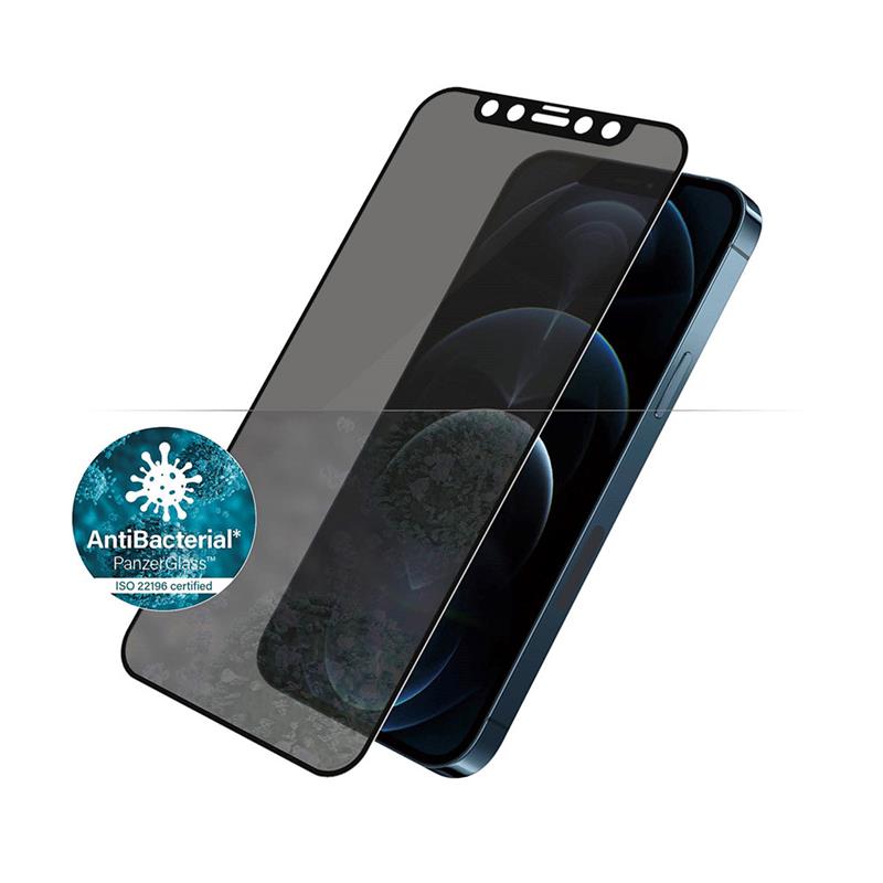 PanzerGlass ochranné sklo UWF Privacy AB pre iPhone 12 Pro Max - Black Frame 