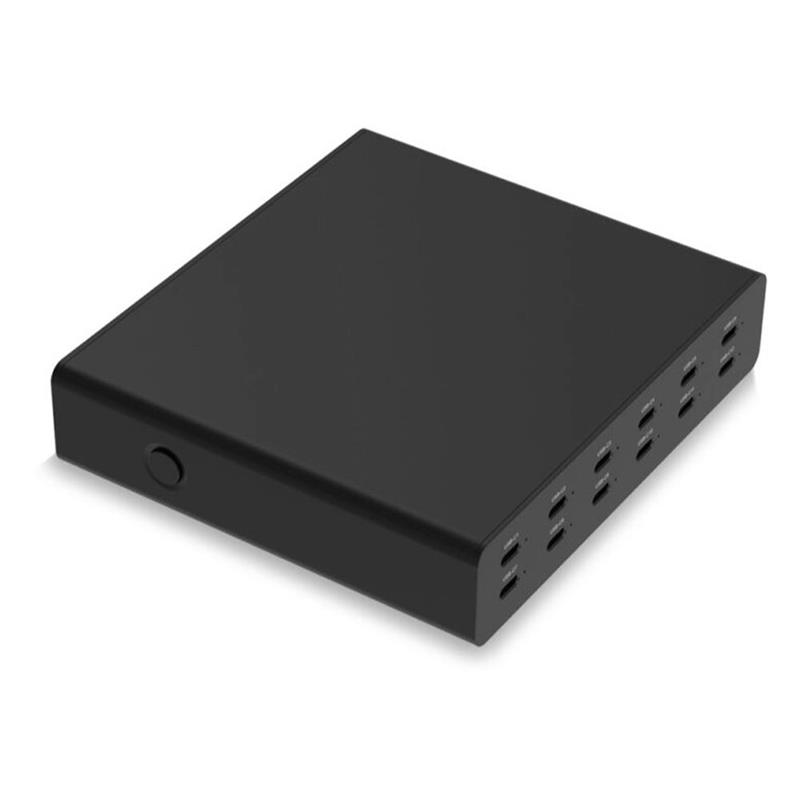 LMP USB-C 12-Port GaN SmartCharge 144W - Black 