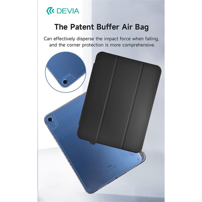 Devia puzdro Nature Series PU Leather Case pre iPad 10.9" 2022 10 Gen - Black 