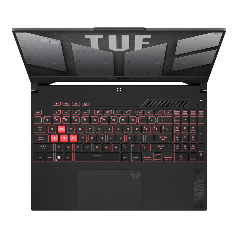 ASUS TUF Gaming A15, R9-8945H, 16GB DDR5, 1TB SSD, RTX4070, 15,6" QHD 165Hz, Win11Home, Jaeger Gray  