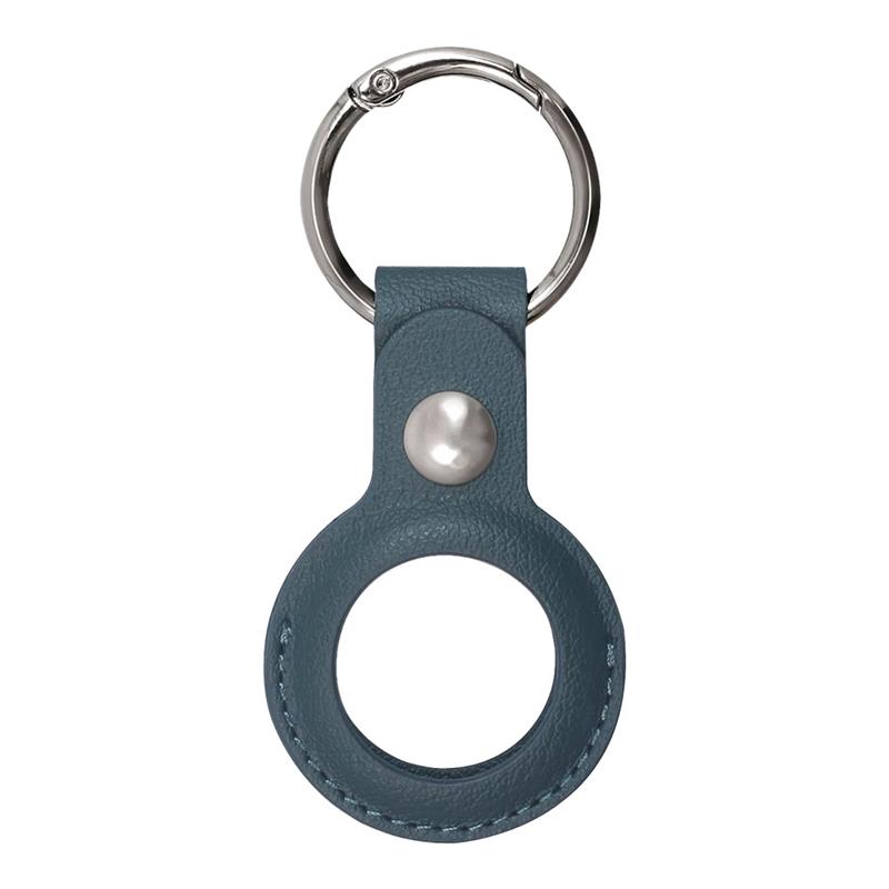 Xqisit puzdro NP Faux Leather Keyring pre AirTag - Blue 