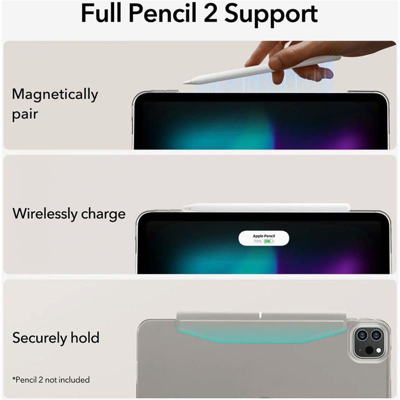 ESR puzdro Ascend Trifold Case pre iPad Pro 11" M4 2024 - Gray 