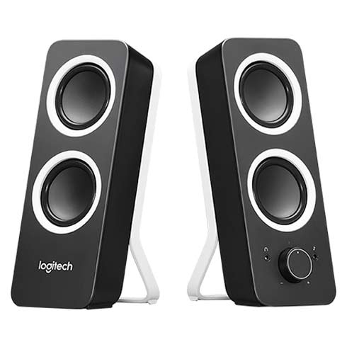 Logitech Z200 Stereo Speakers - MIDNIGHT BLACK 