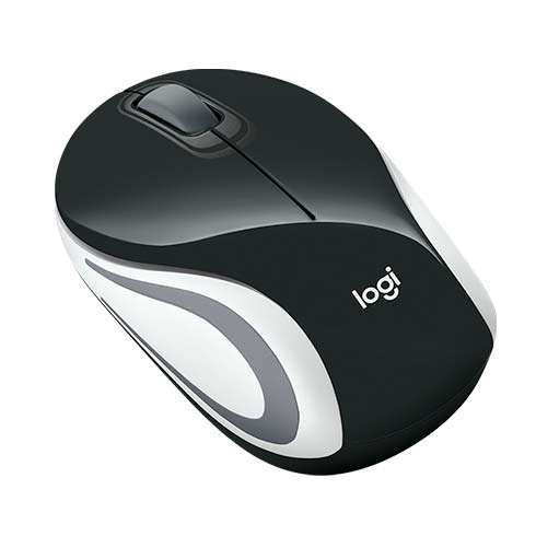 Logitech Mini M187/ Cestovná/ Optická/ 1 000 DPI/ Bezdrôtová USB/ Čierna 