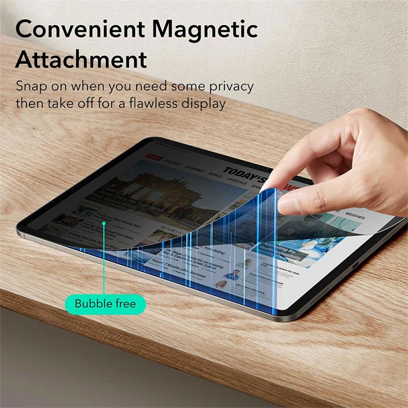 ESR Magnetic Privacy Screen Protector pre iPad Air 13" M2 2024 