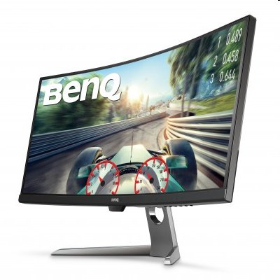 BenQ 35", VA LCD, 3440x1440, 21:9, 4ms, 2500:1, 20M:1, 2xHDMI, DP, USB C, 2x USB 3.0, black  