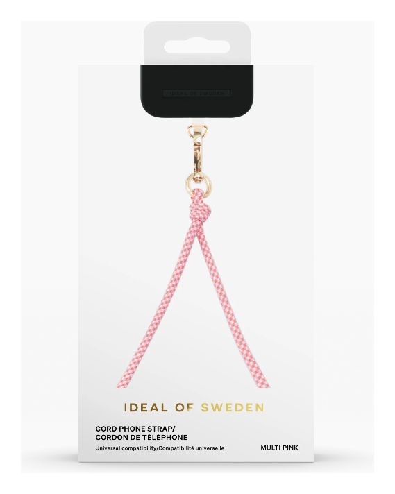 iDeal Cord Phone Strap Multi Pink 