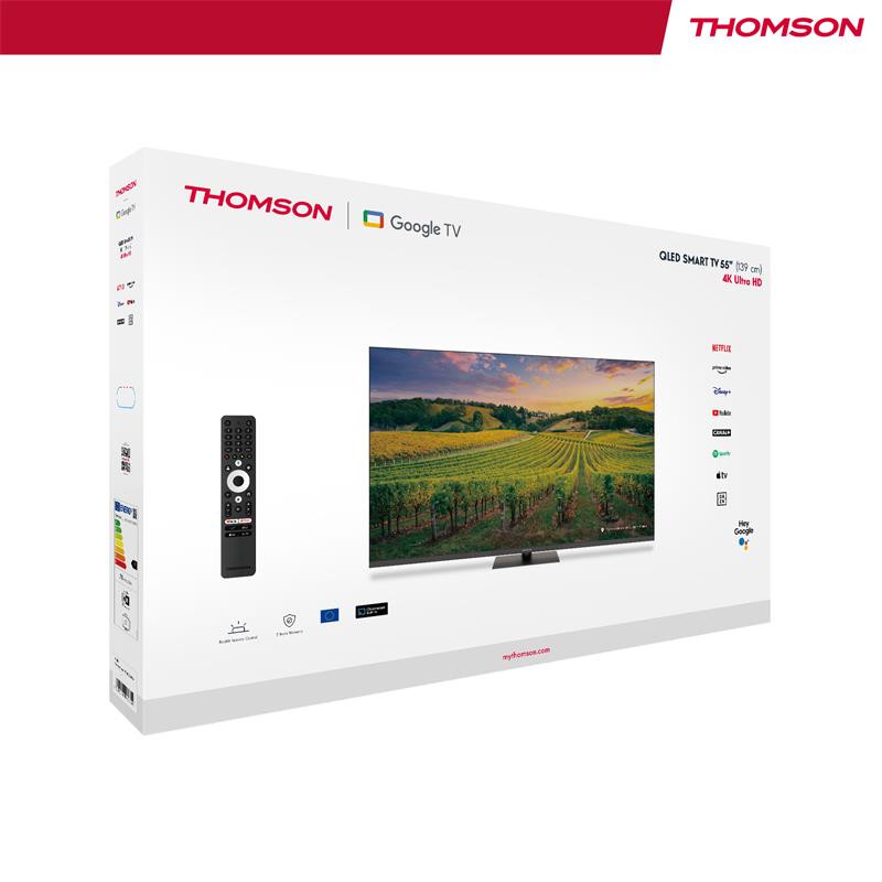 Thomson 55QG5C14 QLED Google TV, poškodený obal 