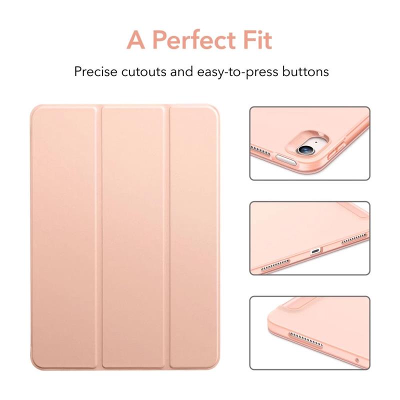 ESR puzdro Silicon Rebound Case pre iPad Air 10.9"/Air 11" M2 2024 - Rose Gold 