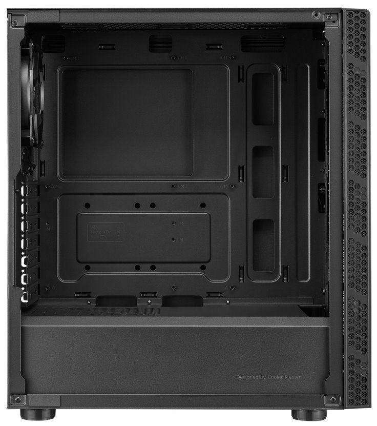 COOLER MASTER case MasterBox MB600L V2 Tempered Glass + 650W PSU Bronze 80+ MPE-6501-ACABW-BCP, ATX, Mid Tower 