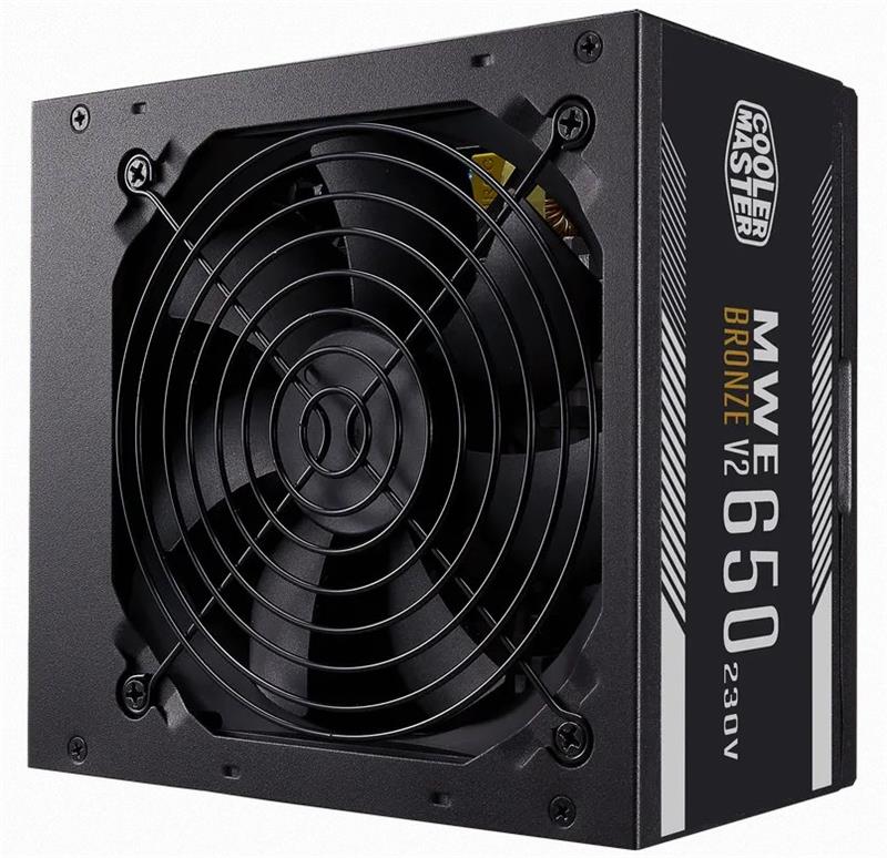 COOLER MASTER case MasterBox MB600L V2 Tempered Glass + 650W PSU Bronze 80+ MPE-6501-ACABW-BCP, ATX, Mid Tower 