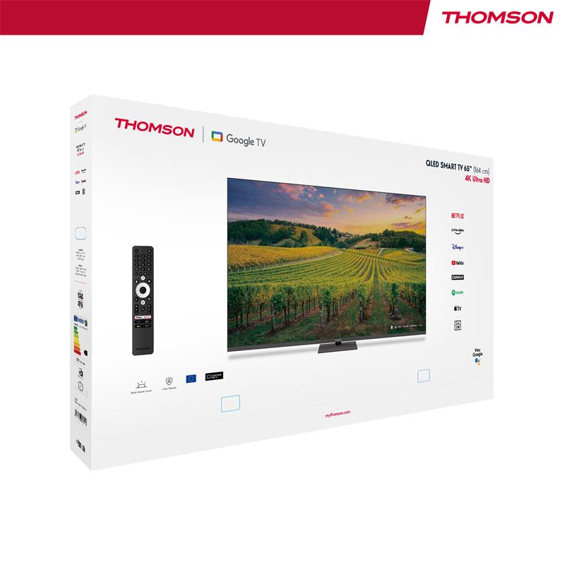 Thomson 65QG5C14 QLED Google TV, poškodený obal 