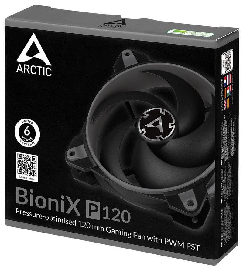 Arctic ventilátor BioniX P120 B&G 