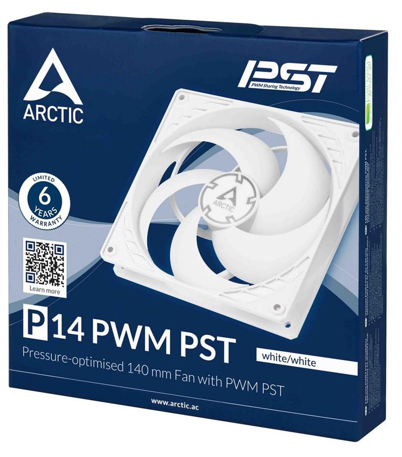 Arctic ventilátor P14 PWM PST W 