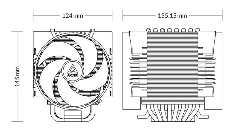 Arctic chladič CPU Freezer 4U-M 