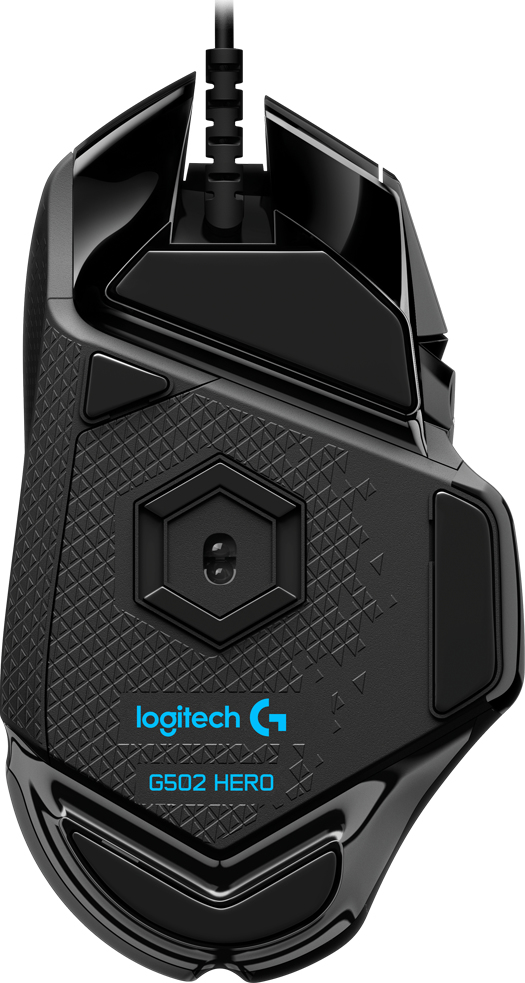 Logitech G502 HERO - káblová herná myš, USB - čierna 