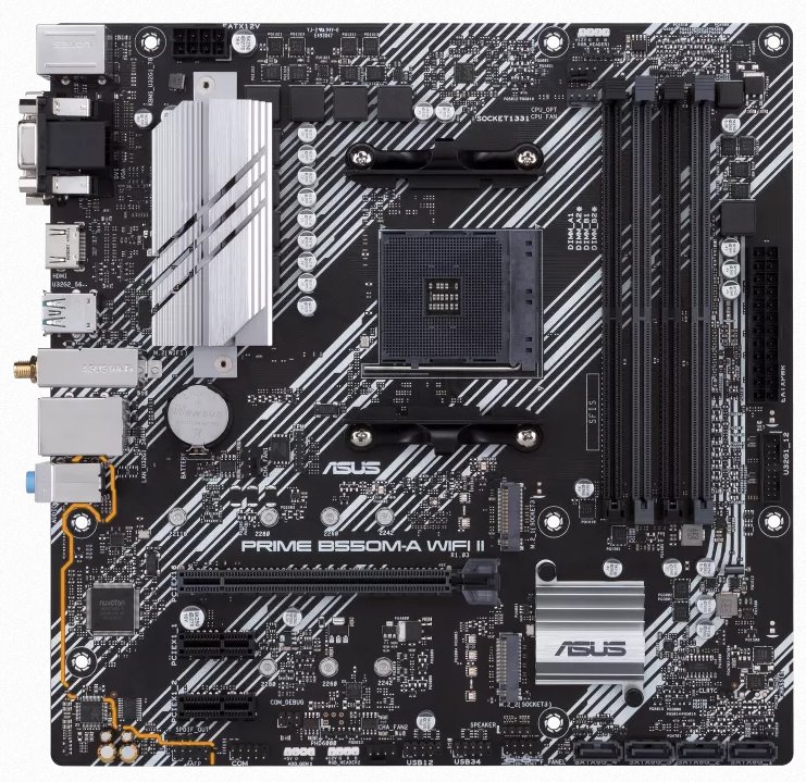 ASUS PRIME B550M-A WIFI II, AM4, 4xDDR4, mATX 