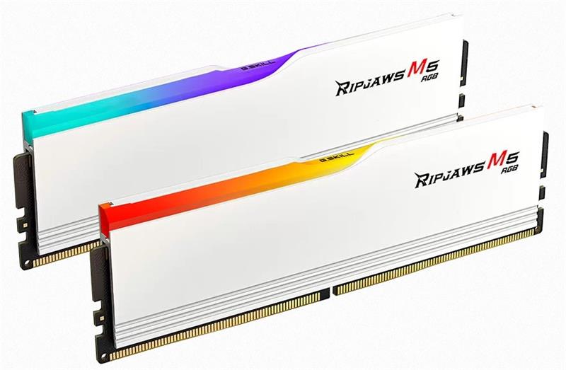 G.SKILL 32GB kit DDR5 6000 CL32 Ripjaws M5 RGB white 