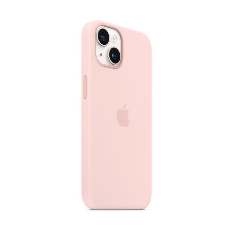 Apple iPhone 14 Silicone Case with MagSafe - Chalk Pink 